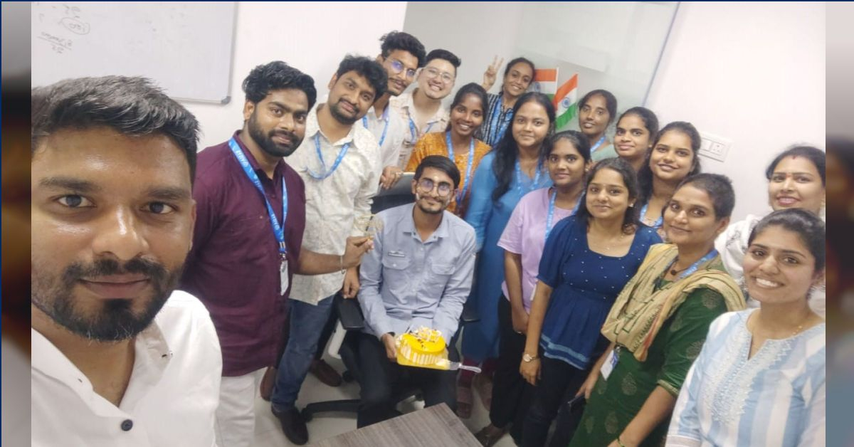 Today’s Office Celebration: A Joyous Birthday Bash for Sai Krishna!